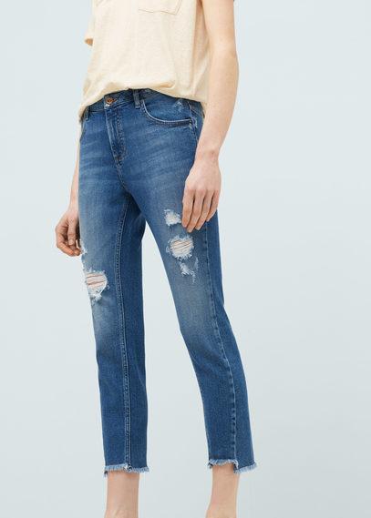 Mango Mango Twister Cropped Jeans