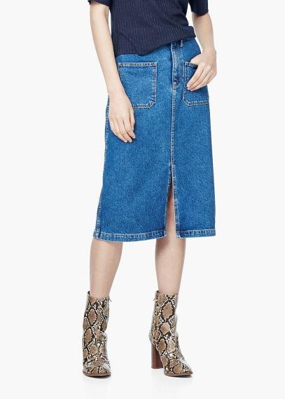 Mango Mango Denim Skirt