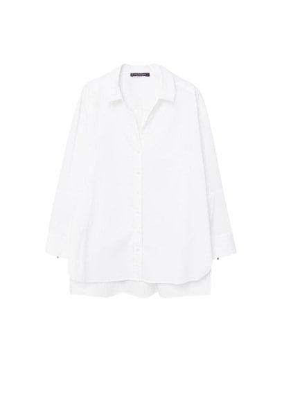 Violeta By Mango Violeta By Mango Asymmetrical Hem Shirt