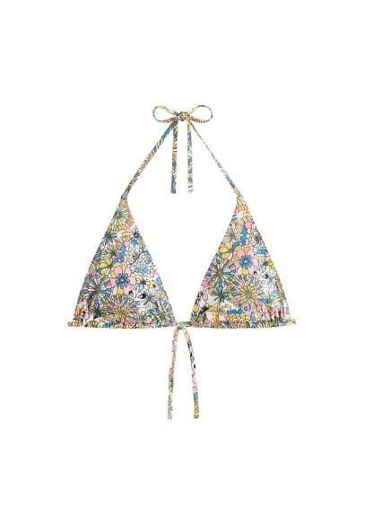 Violeta By Mango Violeta By Mango Floral Triangle Bikini