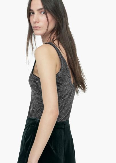 Mango Mango Metallic Top