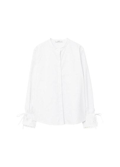 Mango Mango Mao Collar Shirt