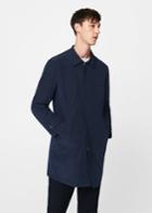 Mango Man Mango Man Water-repellent Nylon Trench