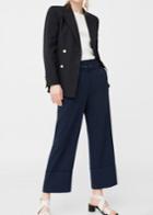 Mango Mango Rolled-up Hem Trousers