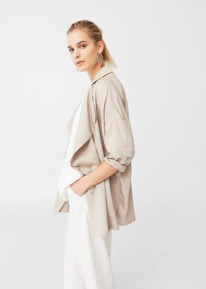 Mango Mango Soft Fabric Trench