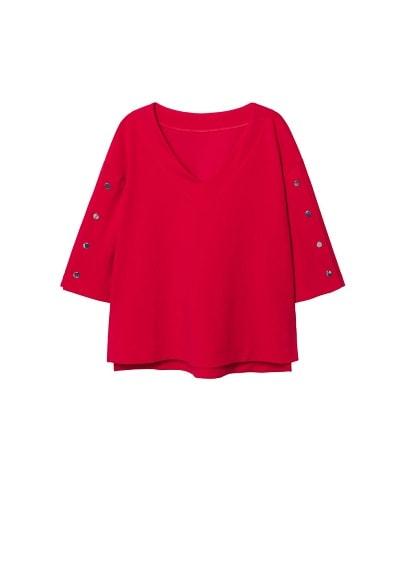 Violeta By Mango Violeta By Mango Buttons T-shirt