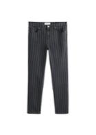 Violeta By Mango Violeta By Mango  Slim Striped Jeans