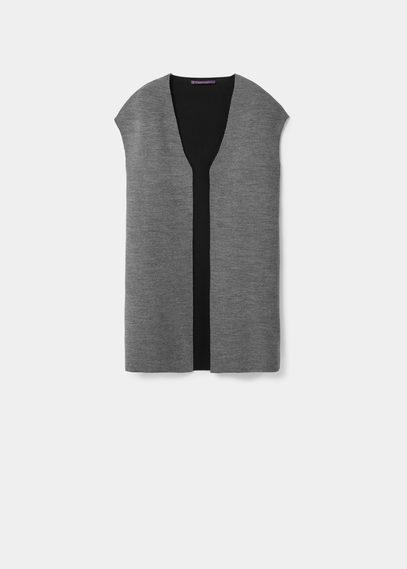 Violeta By Mango Long Gilet