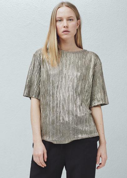 Mango Mango Metallic Blouse