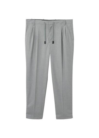 Mango Man Mango Man Pleated Chino Trousers