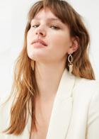 Violeta By Mango Violeta By Mango Horn Earrings