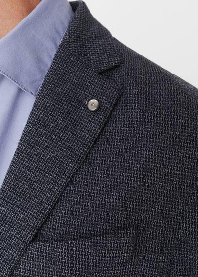 Mango Man Mango Man Slim-fit Textured Blazer
