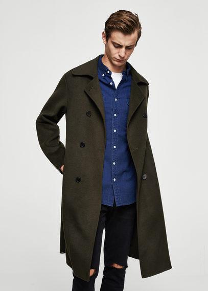 Mango Man Mango Man Wool Overcoat