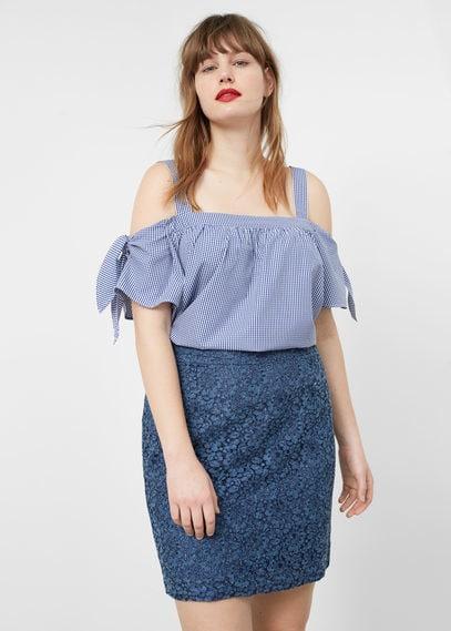 Violeta By Mango Violeta By Mango Guipure Skirt