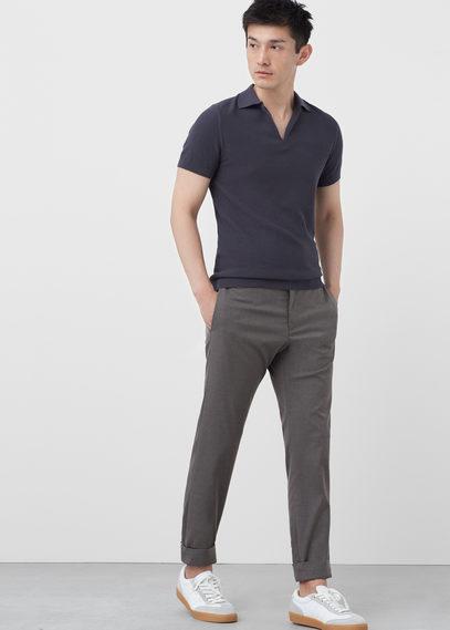 Mango Man Mango Man Slim-fit Patterned Chinos