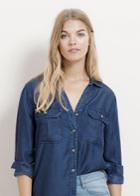 Violeta By Mango Violeta By Mango Denim Soft Shirt