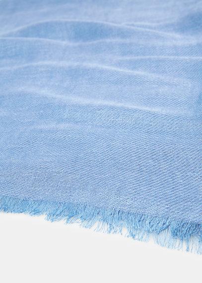 Mango Man Linen-blend Scarf