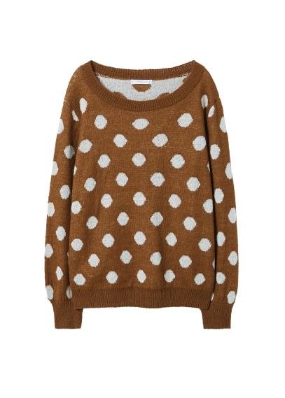 Violeta By Mango Violeta By Mango Polka-dot Metallic Sweater