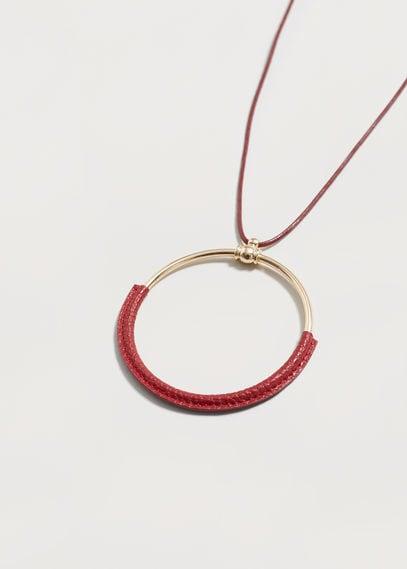 Violeta By Mango Violeta By Mango Hoop Necklace