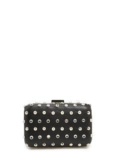Mango Crystals And Studs Box Clutch