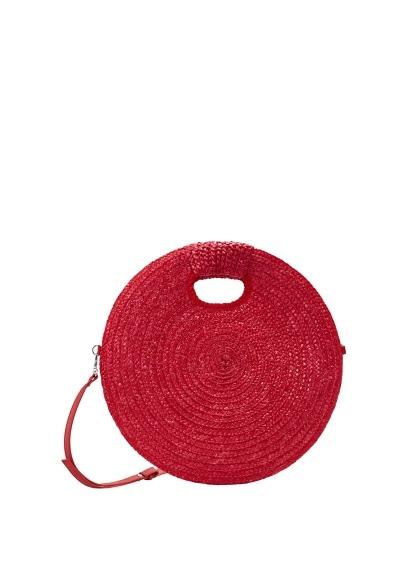 Violeta By Mango Violeta By Mango Round Raffia Bag