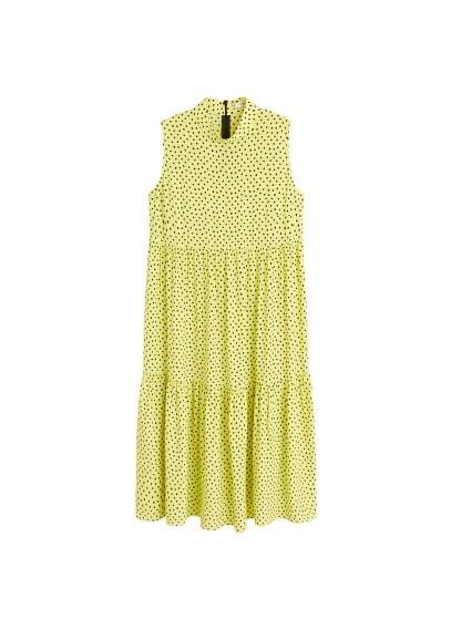 Mango Mango Perkins Neck Dress