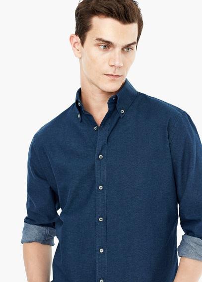 Mango Man Mango Man Slim-fit Cotton Oxford Shirt