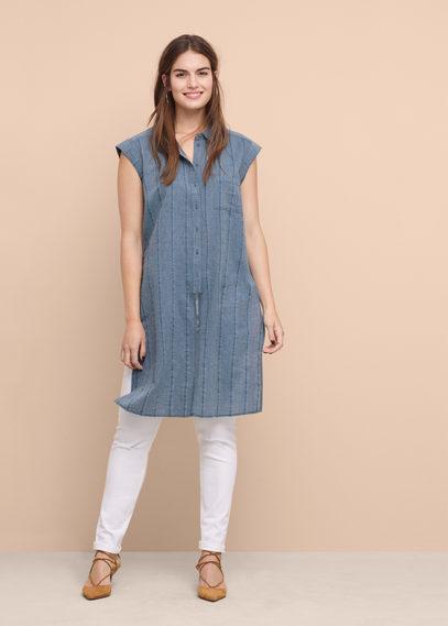 Violeta By Mango Violeta By Mango Textured Cotton Shirt