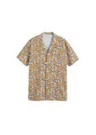 Mango Man Mango Man Printed Cotton Piqu Shirt