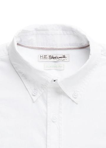 H.e. By Mango Straight-fit Cotton Shirt