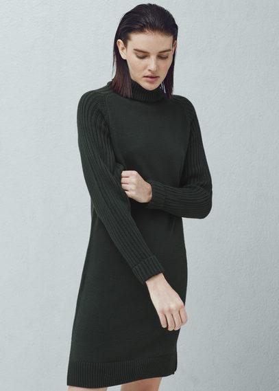 Mango Knit Shift Dress
