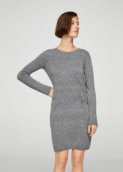 Mango Mango Knot Knitted Dress