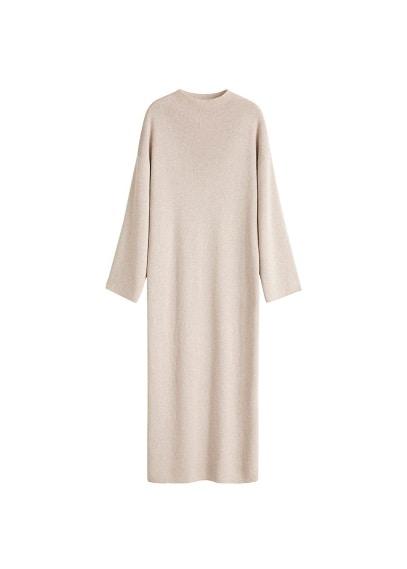 Mango Mango Ribbed Soft Dress