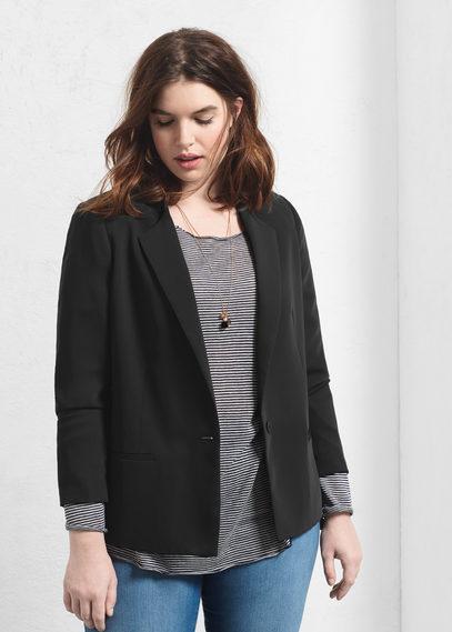 Violeta By Mango Violeta By Mango Patterned Suit Blazer