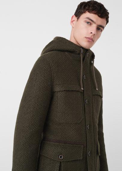 Mango Man Mango Man Multi-pocket Wool-blend Jacket