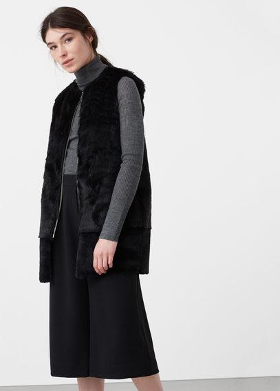 Mango Mango Faux Fur Gilet