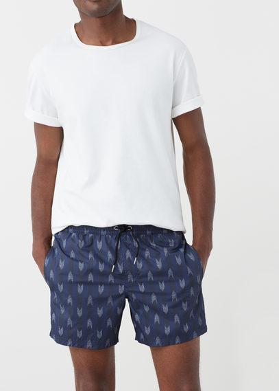 Mango Man Mango Man Ikat-print Swimsuit