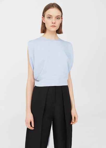Mango Mango V-back Blouse