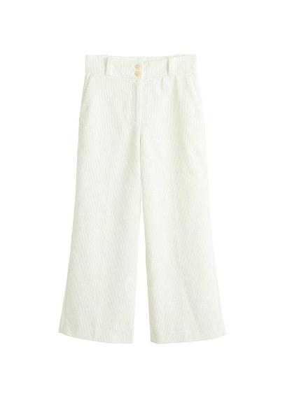 Mango Mango Flared Corduroy Trousers