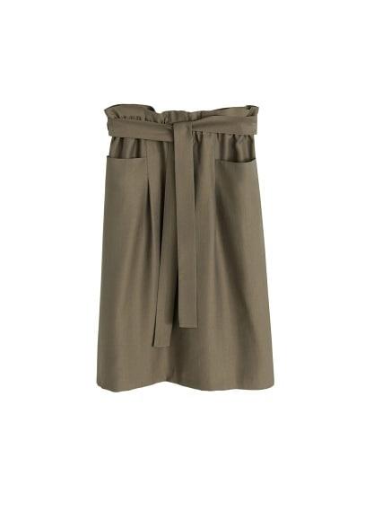 Mango Mango Soft Pocketed Skirt