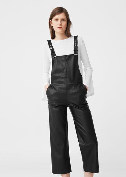 Mango Mango Cropped Jumpsuit