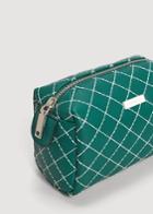 Mango Mango Contrast Seam Cosmetic Bag