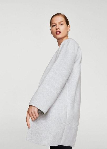 Mango Mango Wool-blend Classic Coat