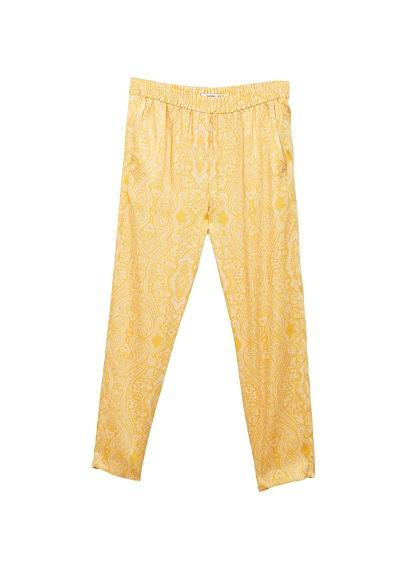 Mango Mango Paisley Print Trousers