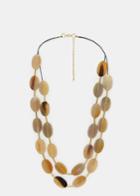 Violeta By Mango Violeta By Mango Mixed Waterfall Necklace