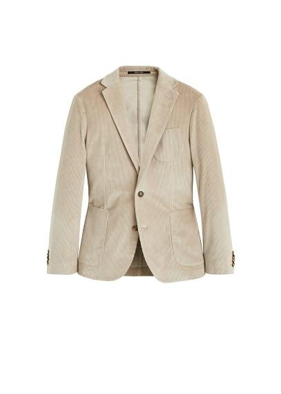 Mango Man Mango Man Slim-fit Corduroy Blazer