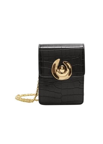Mango Mango Croc-effect Mini Bag