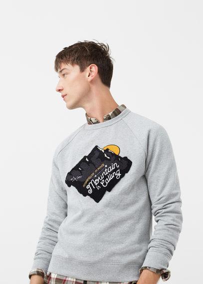 Mango Man Mango Man Mountain Plush Sweatshirt
