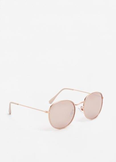 Mango Mango Rounded Frame Sunglasses