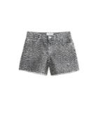 Violeta By Mango Violeta By Mango Leopard Printed Shorts